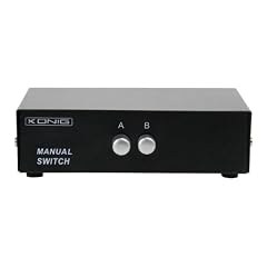 KOENIG manueller VGA Umschalter 2 fach monitor tv fernseher switch