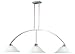 Z-Lite 151BN-WL16 61-Inch 3-Light Billiard / Island Fixture with White Glass Shades Z-Lite 151BN-WL16 61-Inch 3-Light Billiard / Island Fixture with White Glass Shades