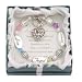 Love, Friend, Forever Silver & Crystal Expressively Yours Bracelet
