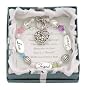 Clearly Charming Love, Friend, Forever Silver & Crystal Expressively Yours Bracelet