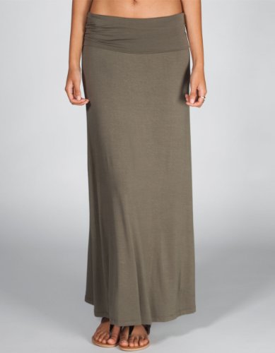 FULL TILT Fold Over Waist Maxi Skirt