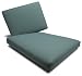 Strathwood Falkner 3-Seater Deep Lounge Sofa Olefin Cushions, Set of 6, Blue Haze