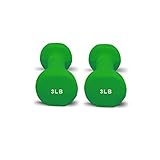 Neoprene dumbbells set of 1-pair: 3 lbs (6 lbs total) - ²D5XIZ