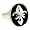 6MM Polished Stainless Steel Biker Ring With Large High Polished Fleur De Lis in Black Plated Center