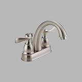 Delta Foundations 25996LF-BN Two Handle Centerset Lavatory Faucet, Brushed Nickel