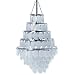 Present Time  Pendant lamp Cone chrome and acrylic white