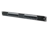 Produkt-Bild: Digitus Patch Panel 48,3 cm (19 Zoll) Kat.6 Klasse E 16x RJ45 grau