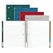 Rediform 33001 Wirebound 5-Subject Write-On Tab Notebook, College/margin Rule, 200 Sheets
