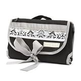 Lacy Grey Diaper Clutch