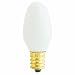 Feit Electric BP7C7/W/4 7-Watt C7 Night Light Bulb with Candelabra Base, White, 4 Pack
