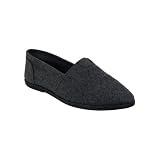 Soda Women's Slip-On Shoes Grey Felt