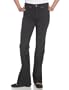 Miraclebody Women's Samantha Boot Cut Denim, Ebony Black, 4