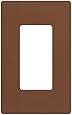 Lutron SC-1-SI Claro Single-gang Wallplate Sienna