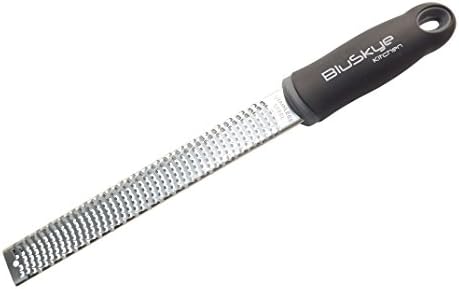 Bluskye Kitchen Tools Lemon Zester Cheese Grater Black