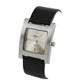 Geneva Platinum Mens Brushed Satin Fashion Watch - 7.5"