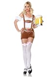 Leg Avenue Womens Little Miss Lederhosen Costume