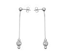 Image of Silver Ladies Drop Earrings