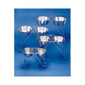 ETHICAL PET DOG STAINLESS STEEL DOULBE DINER FEED BOWL 12 IN 2 QUART