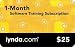 LYNDA.COM, INC., LYND 1-Mnth Subscription Gift Card 03200 (Catalog Category: Business and Productivity)