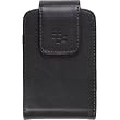 RIM 純正 BlackBerry Bold 9780 / Bold 9700 / Curve 9300 Leather Holster with Swivel Belt Clip, Black 本革レザー スウィベル ホルスター ブラック HDW-24208-001