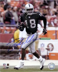 Signed Moss, Randy (Oakland Raiders) 8x10 Photo