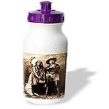 Scenes from the Past Vintage Postcards - Sitting Bull and Buffalo Bill 1895 Sepia - Water Bottles