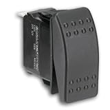 PANELTRONICS SWITCH SPST BLACK OFF/(ON) WATERPROOF ROCKER