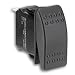 PANELTRONICS SWITCH SPST BLACK OFF/(ON) WATERPROOF ROCKER Image