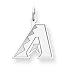 14K Arizona Diamond Backs Small A Logo Charm