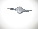 3.5mm Aux Cable Retractable Black