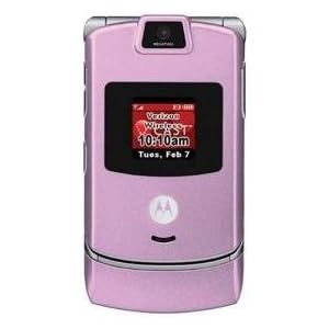 Motorola RAZR V3m Pink No Contract Verizon Cell Phone Motorola RAZR V3m Pink No Contract Verizon Cell Phone