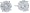 Platinum Plated Sterling Silver Round Cubic Zirconia Studs (5 cttw)