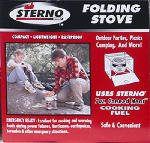 IMAGE OF Sterno Single Burner Folding Stove - 50012