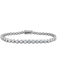 Diamond Tennis Bracelet 18K White Gold 3.00 CT Diamonds