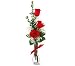 Anniversary, 1/2 Dozen Love and Romance Flowers Bouquet 6 Red Roses