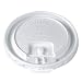 SOLO DLX8R-00007 White Plastic Trophy Liftback and Lock Tab Lid (Case of 2,000)