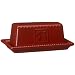 Signature Housewares Sorrento Butter Dish, Ruby