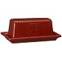 Signature Housewares Sorrento Butter Dish, Ruby