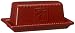 Kitchen & Housewares : Signature Housewares Sorrento Butter Dish, Ruby