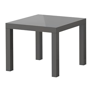 IKEA Beistelltisch LACK Couchtisch mit 55x55cm - Tisch in HOCHGLANZ ...