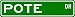 POTE Street Sign ~ Personalized Family Lastname Novelty Sign ~ Gameroom, Basement, Garage Sign ** Aluminum 4 x 18