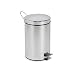 Polder Round Step Can, 1.3 Gallon, White