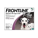 FRONTLINE PLUS FLEA & TICK TREATMENT PURPLE 3mo. - DOGS 45-88LB