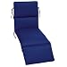 23"w Outdoor Cushion For Chaise, 4"Hx23"Wx74"L, BLUE SUNBRELLA