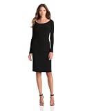 KAMALIKULTURE Womens Long Sleeve Shirred Waist Dress