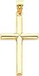 14K Gold Cross Pendant