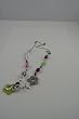 Necklace noclasp long beads flowers MULTI