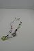 Necklace noclasp long beads flowers MULTI