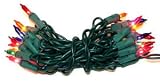 Review Gerson  / 20 Light Green Wire Multi Colored Miniature String Christmas Holiday Light Bulb Set