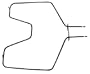 GE WB44K5012 Bake Element for many GE, Hotpoint, RCA, and Sears ovens